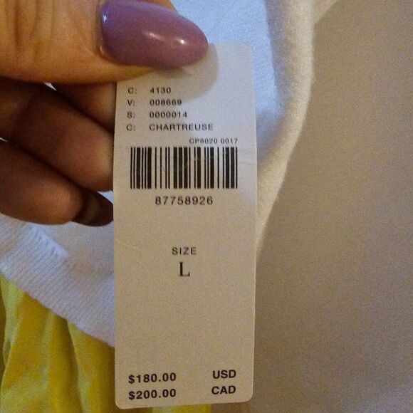 Anthropologie Cream and Yellow Midi Dress - Picture 8 of 8